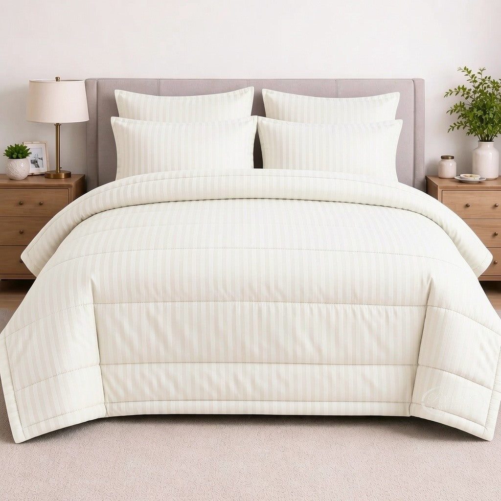 Stripe Comforter 5 Pcs Set