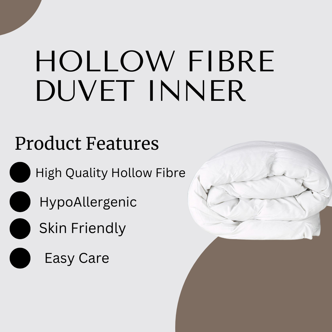 Quilted Hollow Fibre Duvet inner