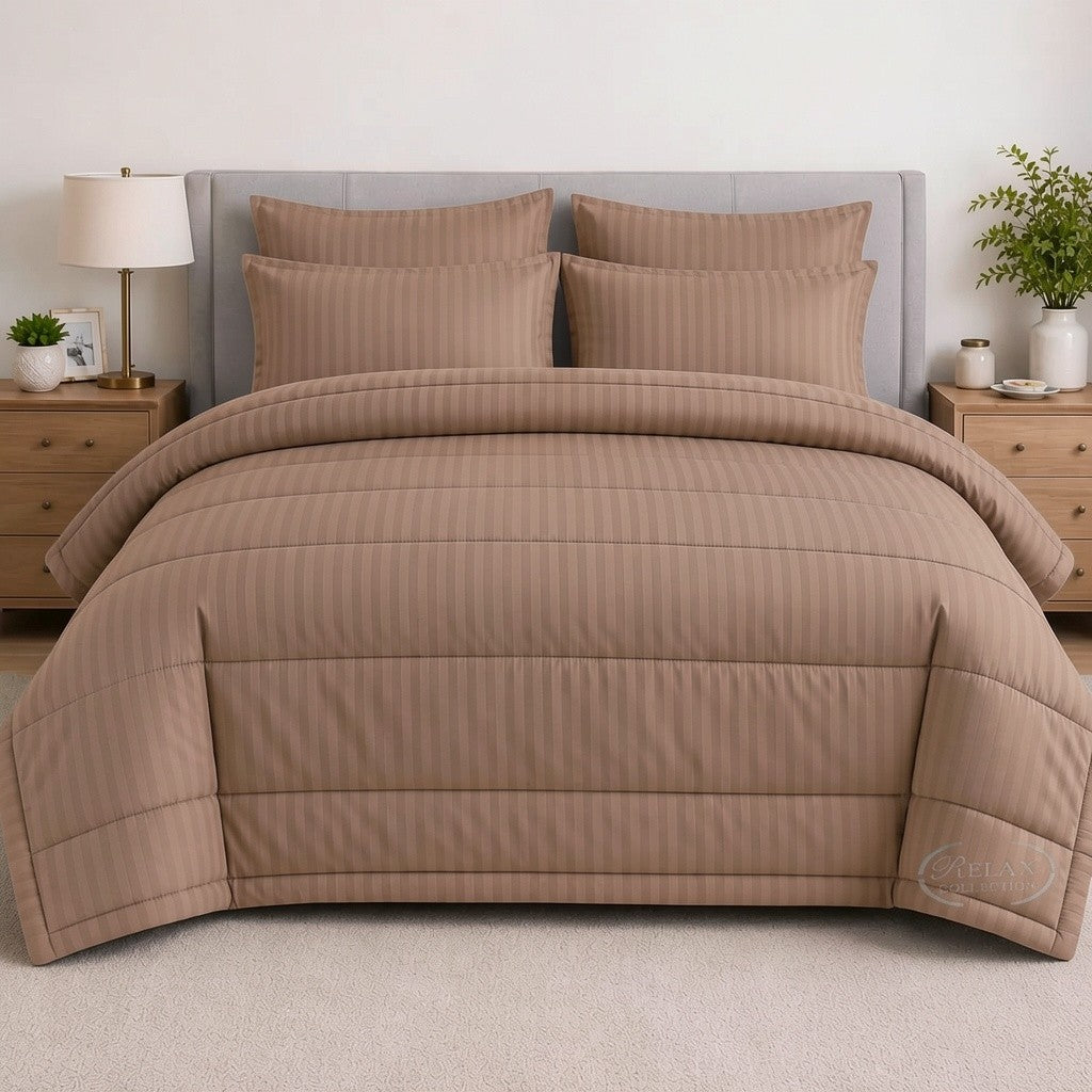 Stripe Comforter 5 Pcs Set