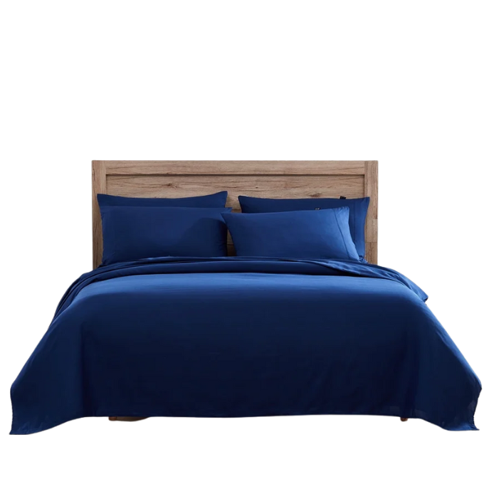 Microfibre Plain Duvet Cover Set With Pillow cases