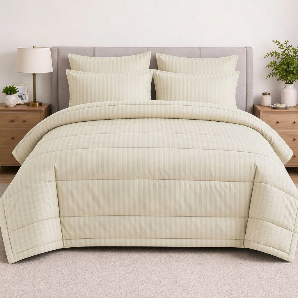 Stripe Comforter 5 Pcs Set