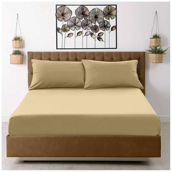 Microfibre Plain Fitted Sheets
