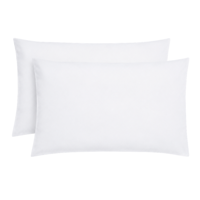 Plain Microfibre Pillow Case - Pack of 2