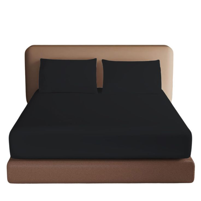 Microfibre Plain Fitted Sheets