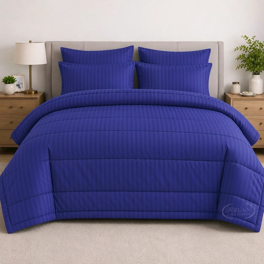 Stripe Comforter 5 Pcs Set