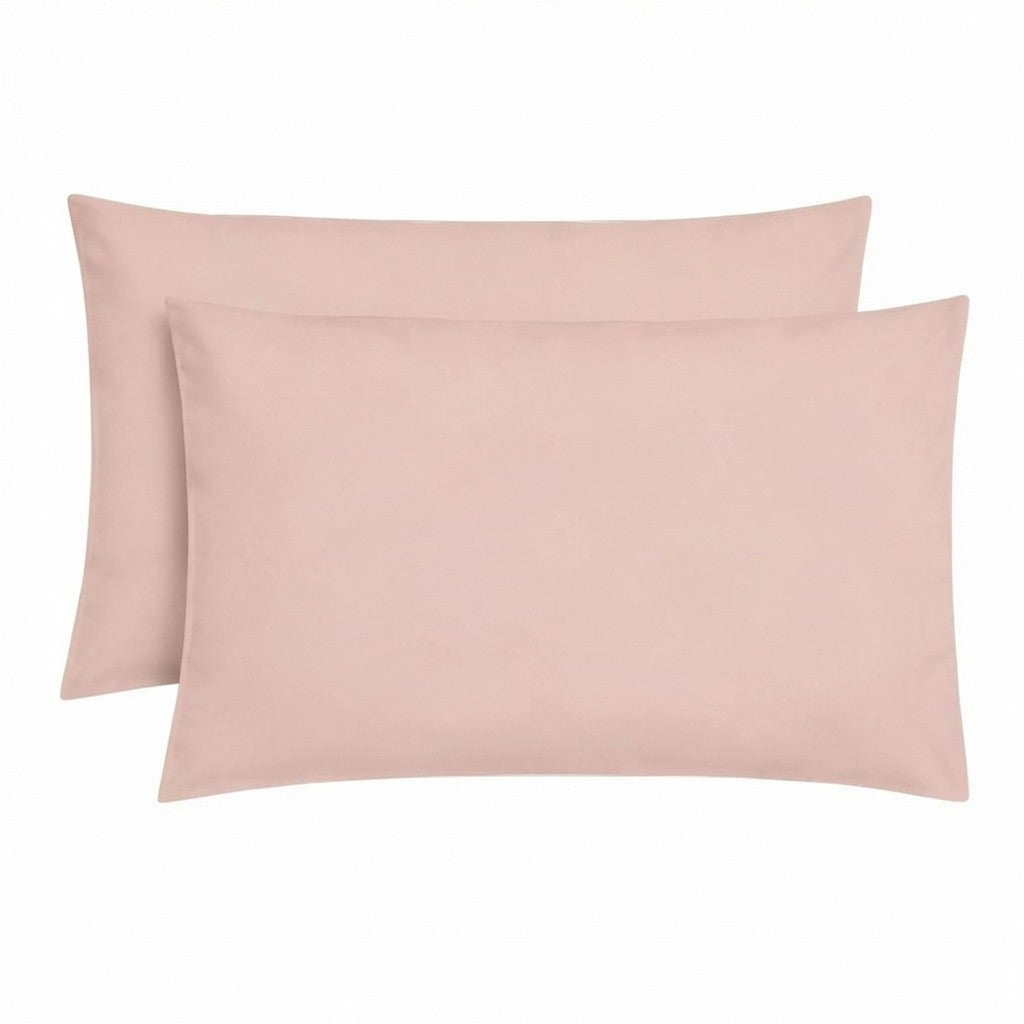Plain Microfibre Pillow Case - Pack of 2