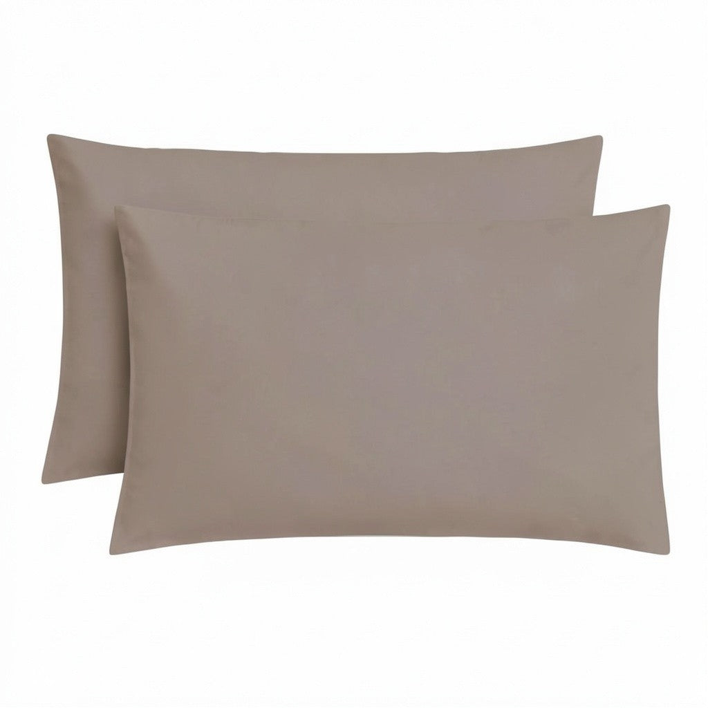 Plain Microfibre Pillow Case - Pack of 2