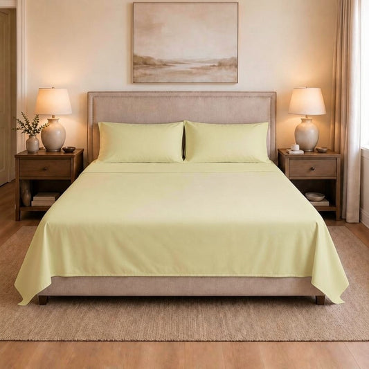 100% Cotton T-300 Flat Sheet - Desert Stormer