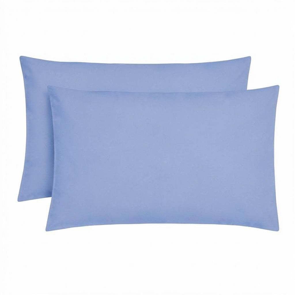 Plain Microfibre Pillow Case - Pack of 2