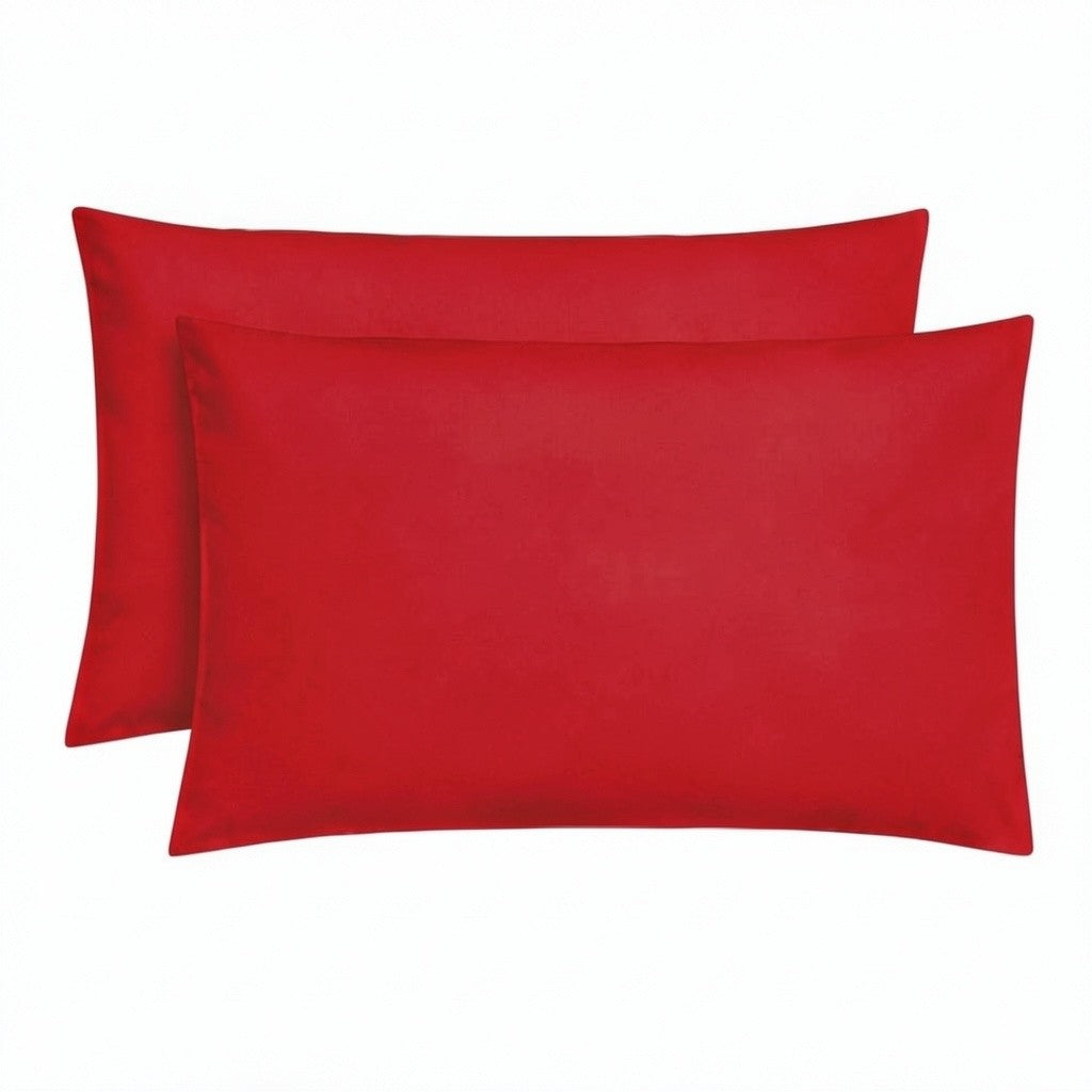 Plain Microfibre Pillow Case - Pack of 2