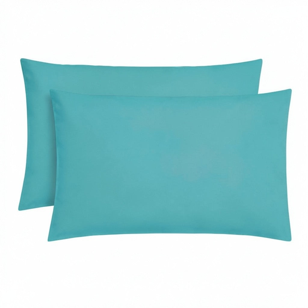 Plain Microfibre Pillow Case - Pack of 2