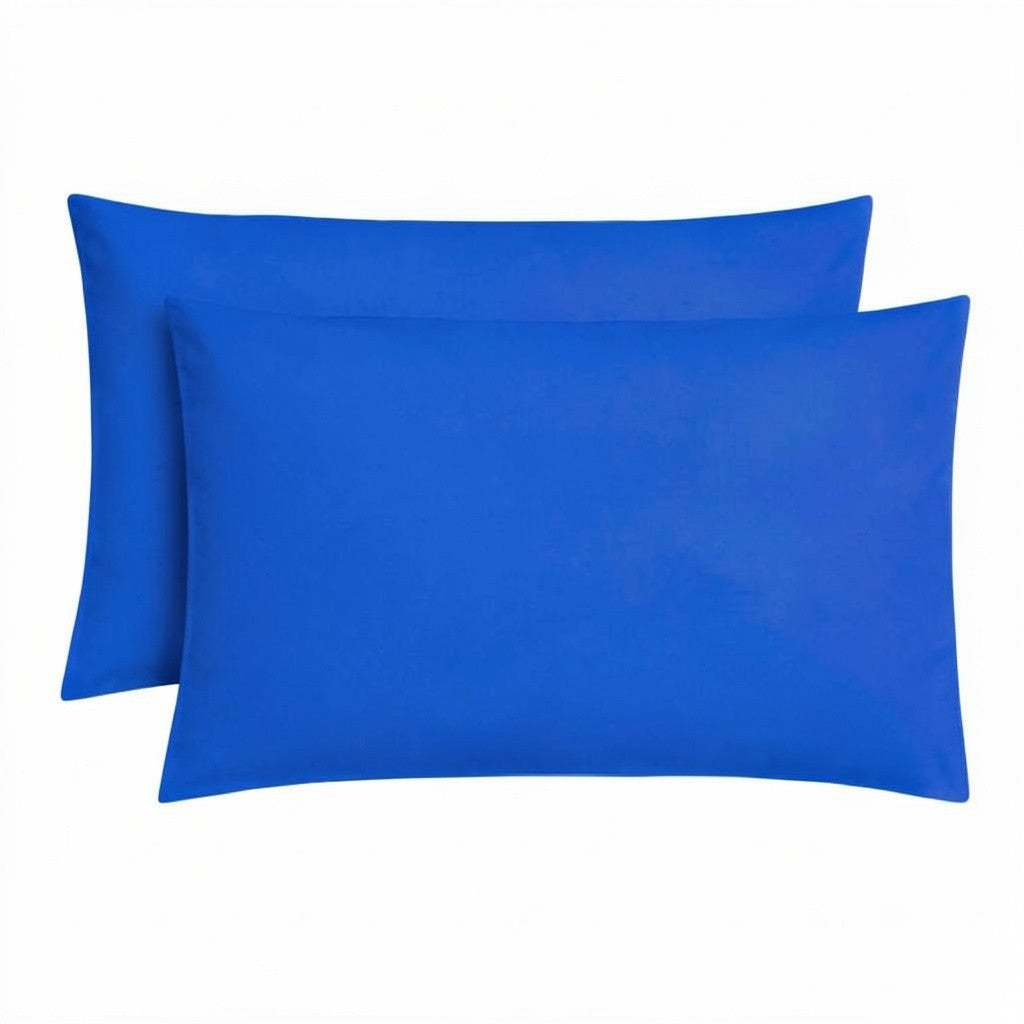 Plain Microfibre Pillow Case - Pack of 2