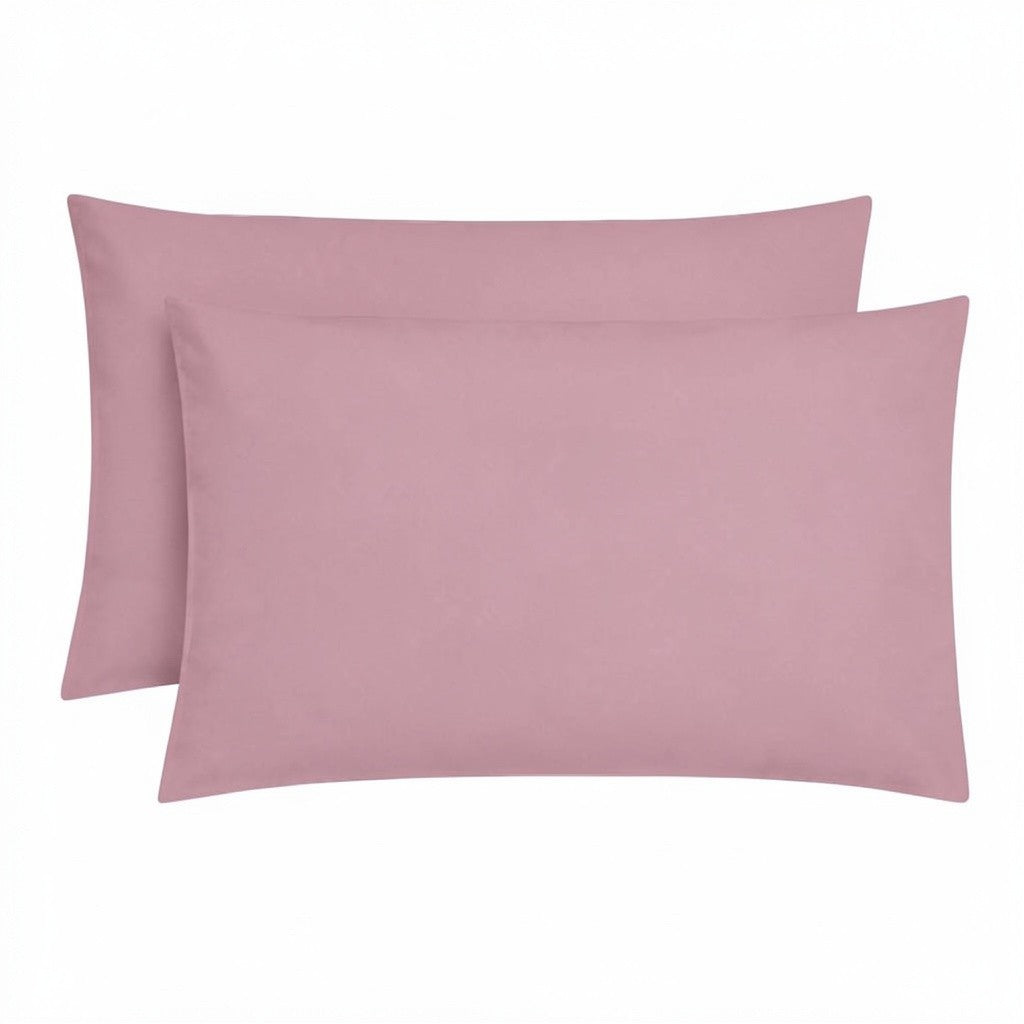Plain Microfibre Pillow Case - Pack of 2
