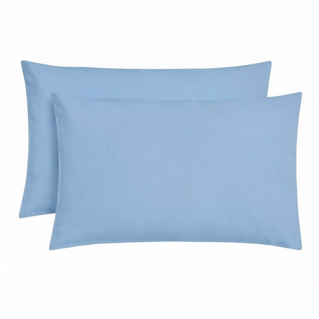 Plain Microfibre Pillow Case - Pack of 2