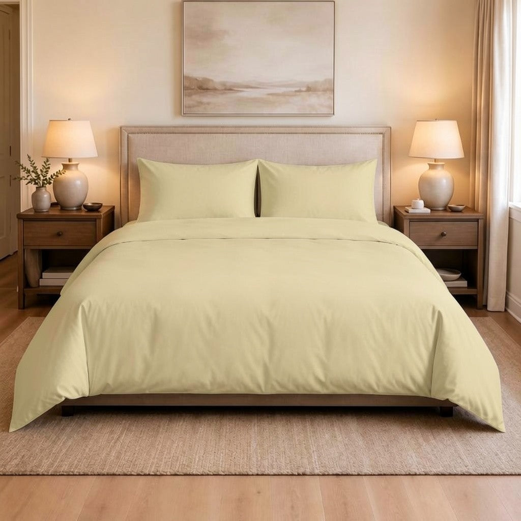 300 Thread Count 100 % Cotton Duvet cover set with pillow-cases - Desert Stormer