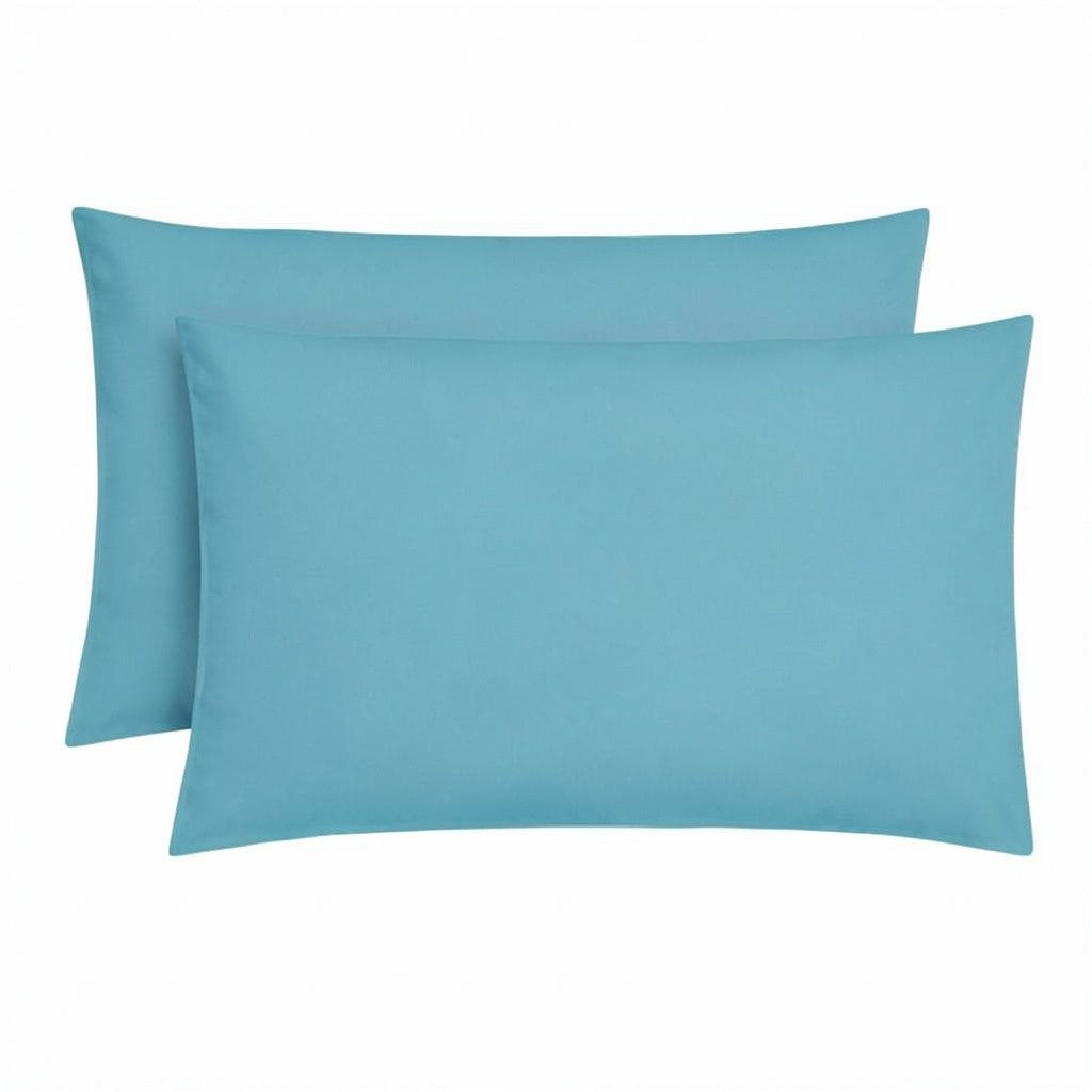 Plain Microfibre Pillow Case - Pack of 2