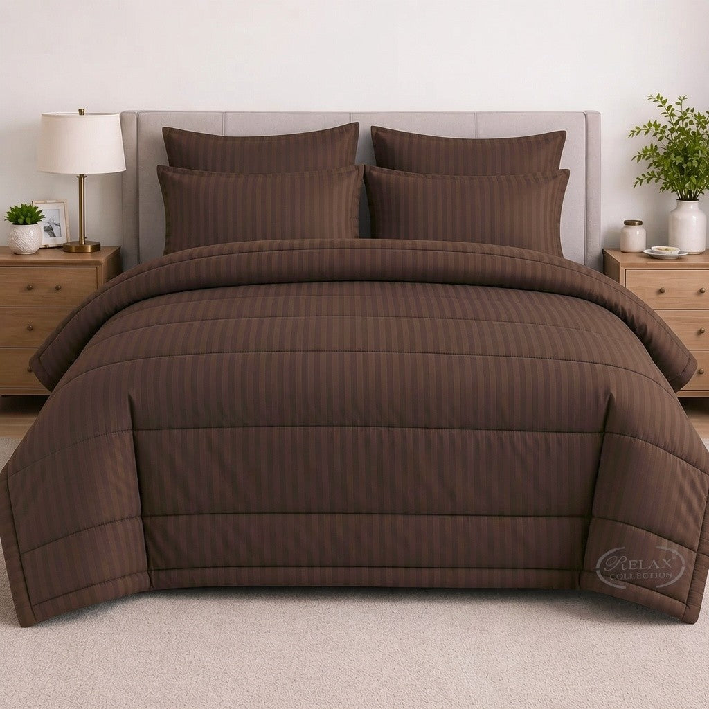 Stripe Comforter 5 Pcs Set