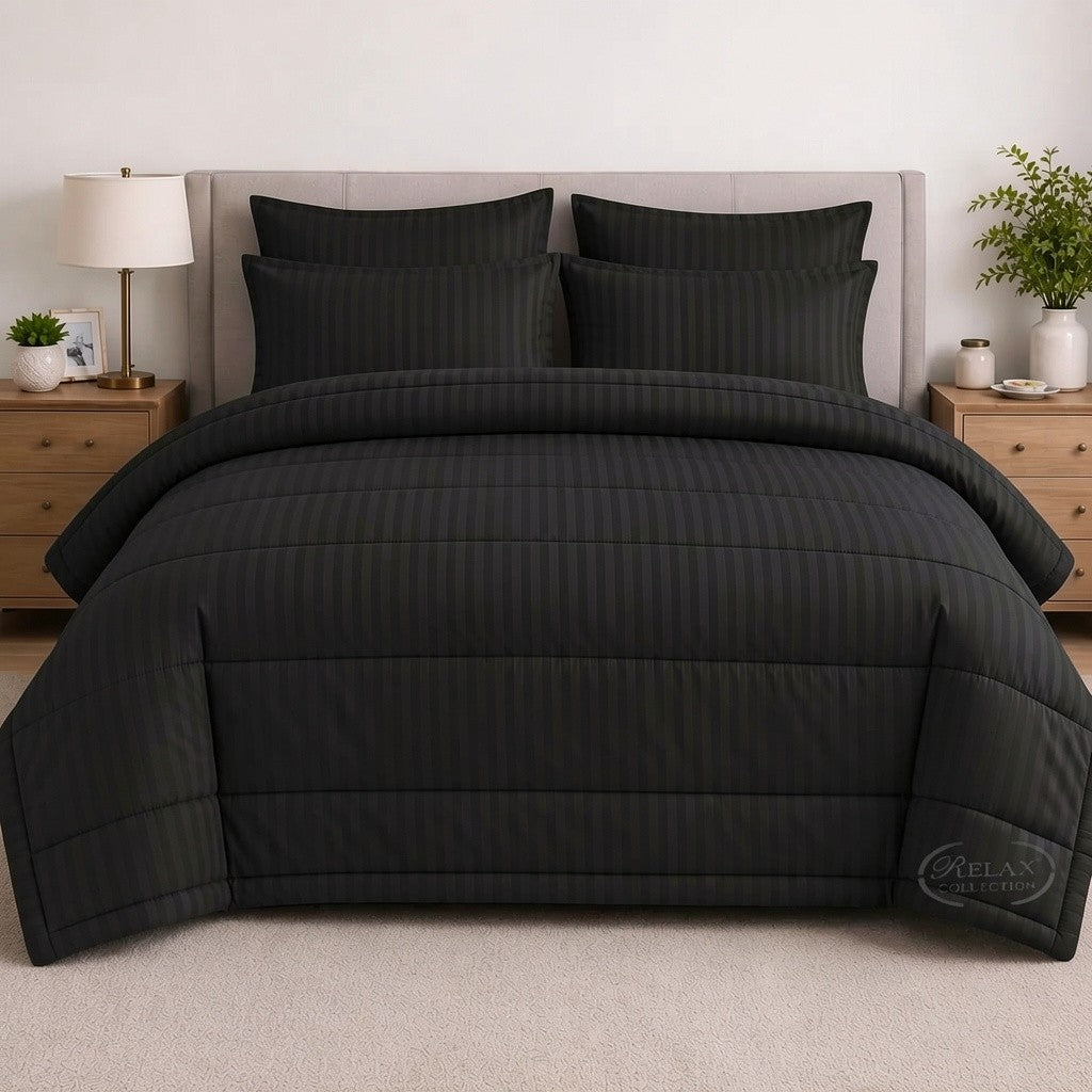 Stripe Comforter 5 Pcs Set