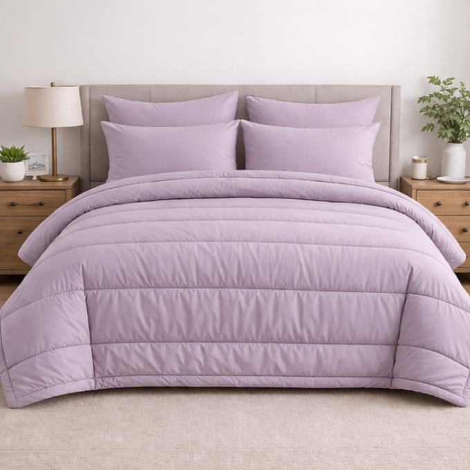 Plain Comforter 5 PCs Set