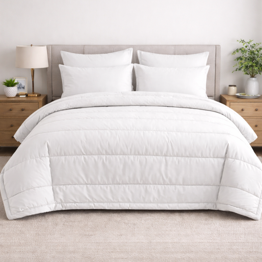 Plain Comforter 5 PCs Set