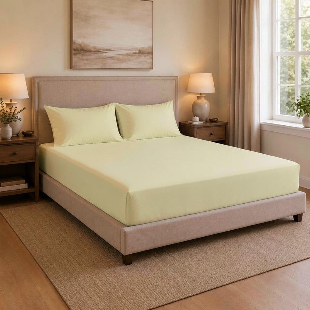100% Cotton T-300 Fitted Sheets - Desert Stormer