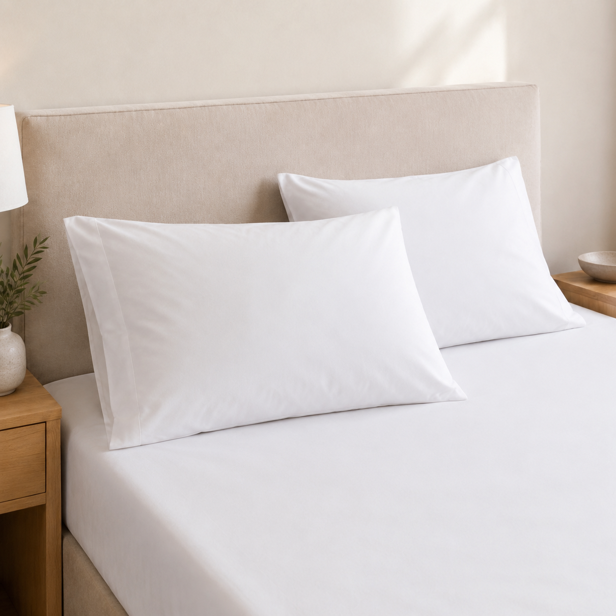 100% Cotton 600 Thread Count Pillow Case