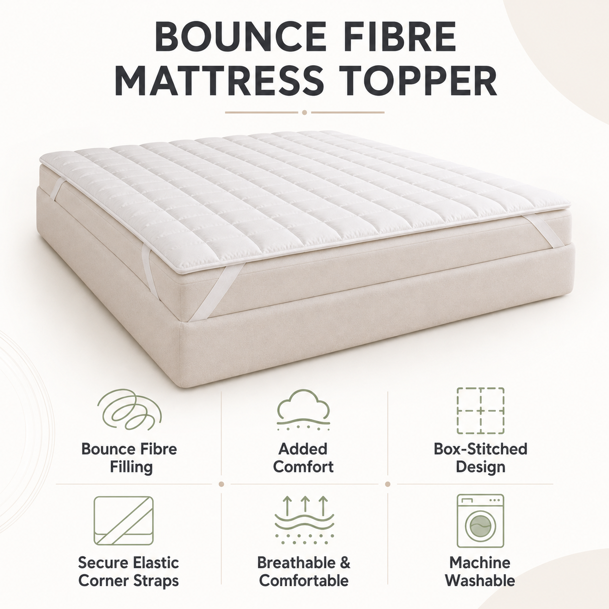 Mattress Topper - Bounce Fibre
