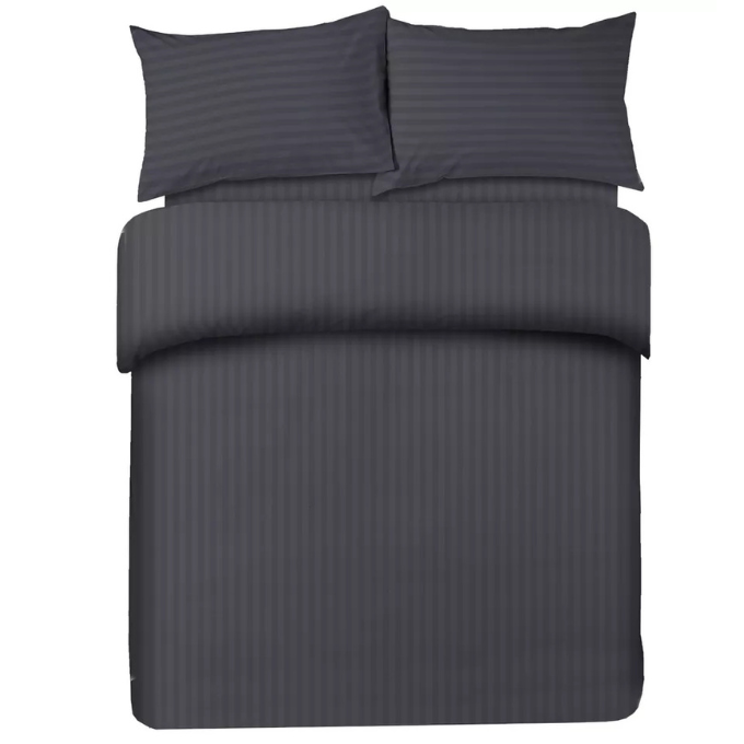 Relax Collection Microfibre Duvet cover Set with pilow cases - Grey