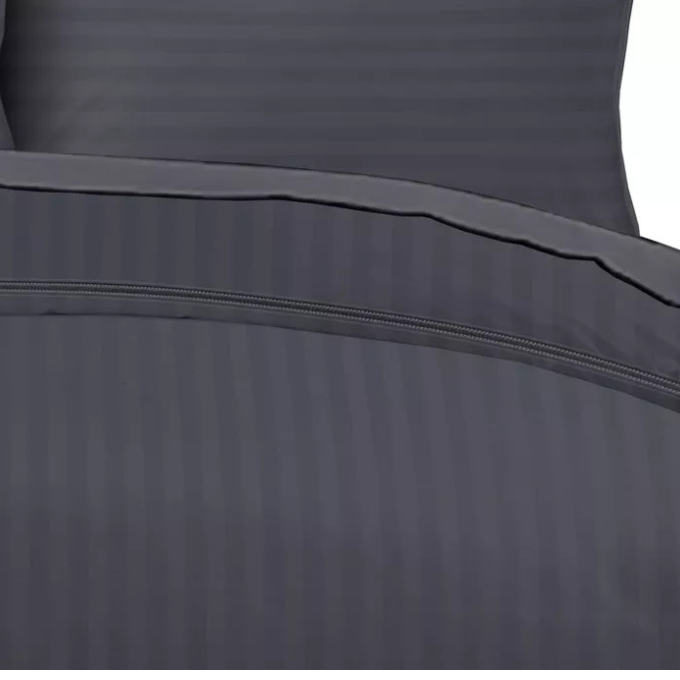 Relax Collection Microfibre Duvet cover Set with pilow cases - Grey