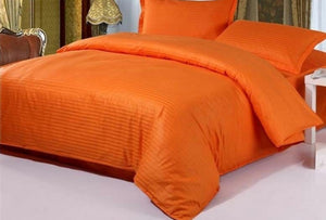 Orange Microfibre Fitted Sheet