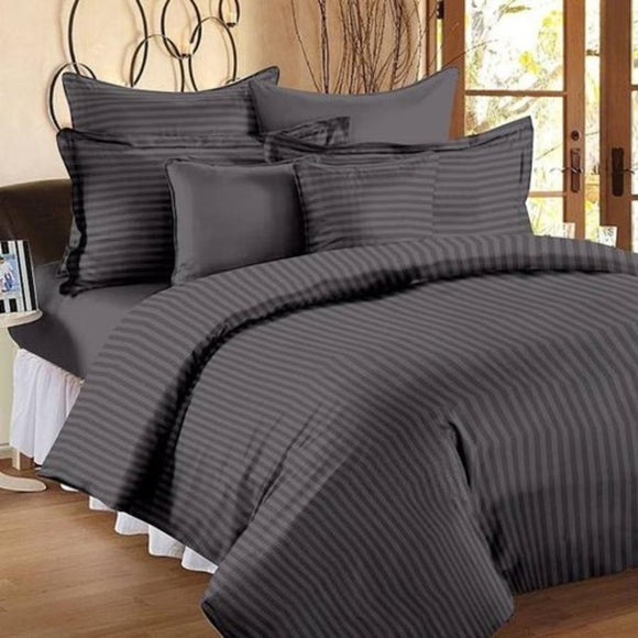 Relax Collection Microfibre Duvet cover Set with pilow cases - Grey