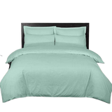100% Cotton T-200 Duck Egg Fitted Sheet