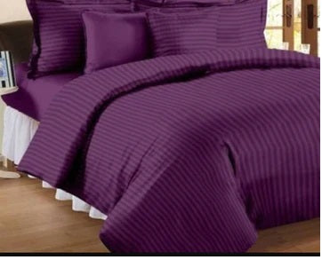 Purple Microfibre Fitted Sheet