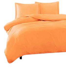 Poly Cotton Flat Sheet-Orange