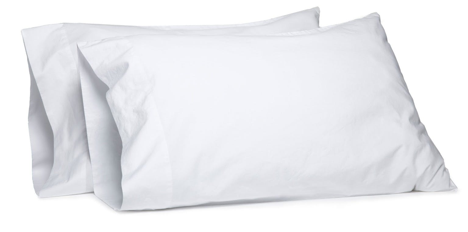 100 Cotton 400 Thread Count Pillow Case Set Of 2 White